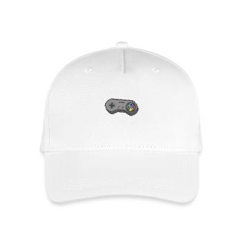 3D Snes controller - Organic Kids’ Baseball Cap - white - Front