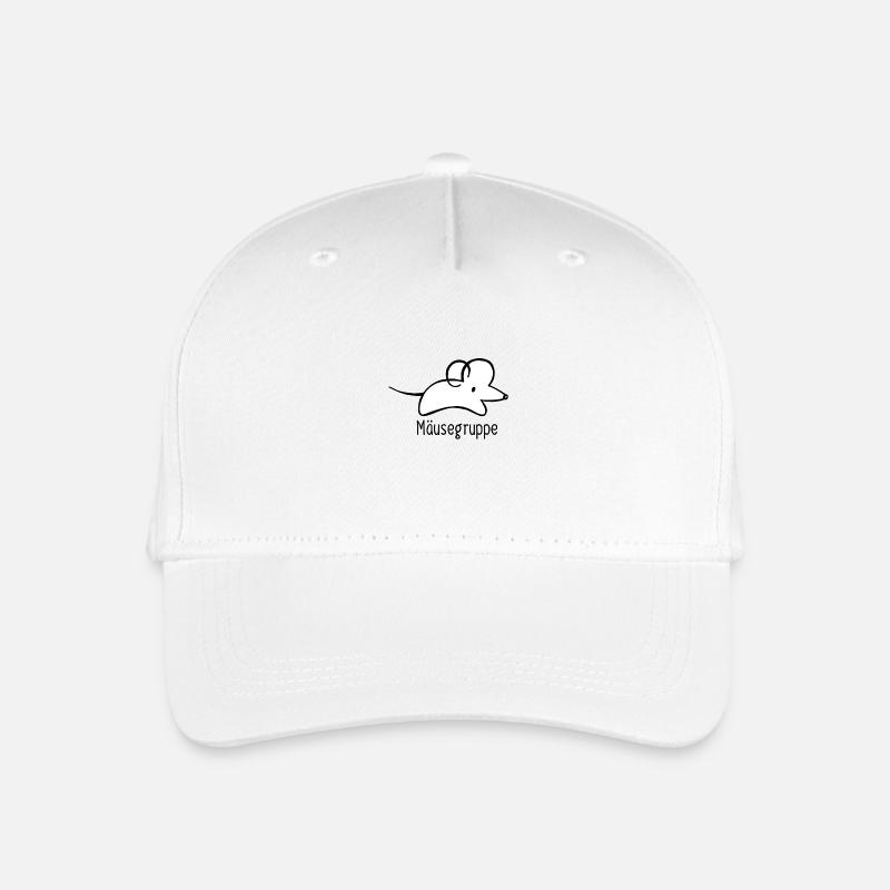 Mäusegruppe - Kinder Bio Basecap - Weiß