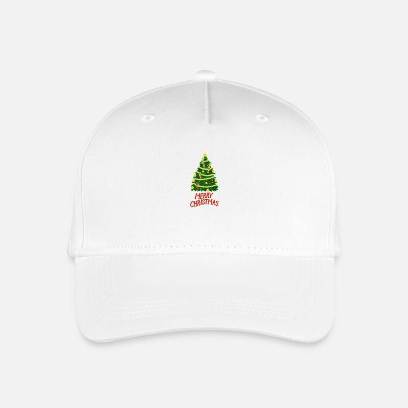 merry-christmas - Kinder Bio Basecap - Weiß