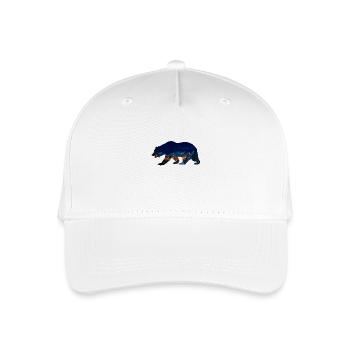 bear - Organic Kids’ Baseball Cap - white - Front
