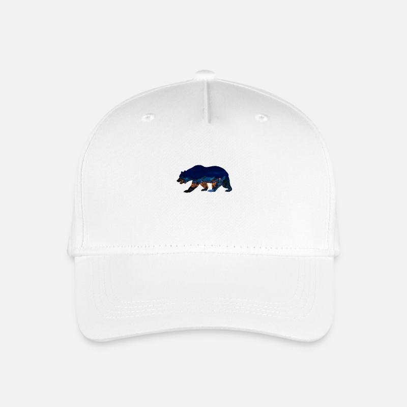 Bär - Kinder Bio Basecap - Weiß