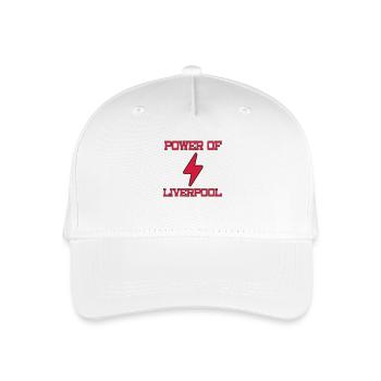 Power of LIVERPOOL - Kinder Bio Basecap - Weiß - Vorne
