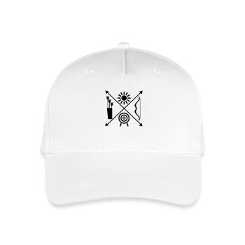 Archery - Organic Kids’ Baseball Cap - white - Front