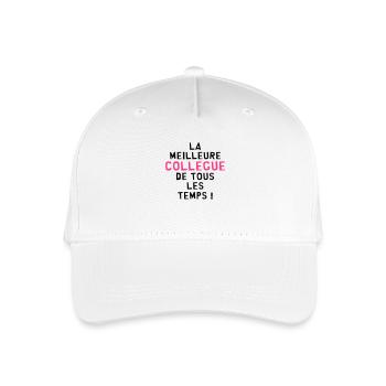 Collègue / Bureau / Travail / Collegue Entreprise - Casquette de baseball bio Enfant - blanc - Devant