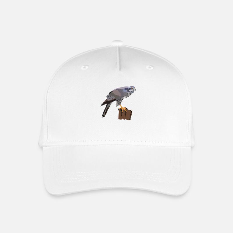Habicht - Kinder Bio Basecap - Weiß