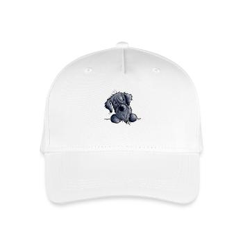 Knuffiger Schnauzer - Kinder Bio Basecap - Weiß - Vorne