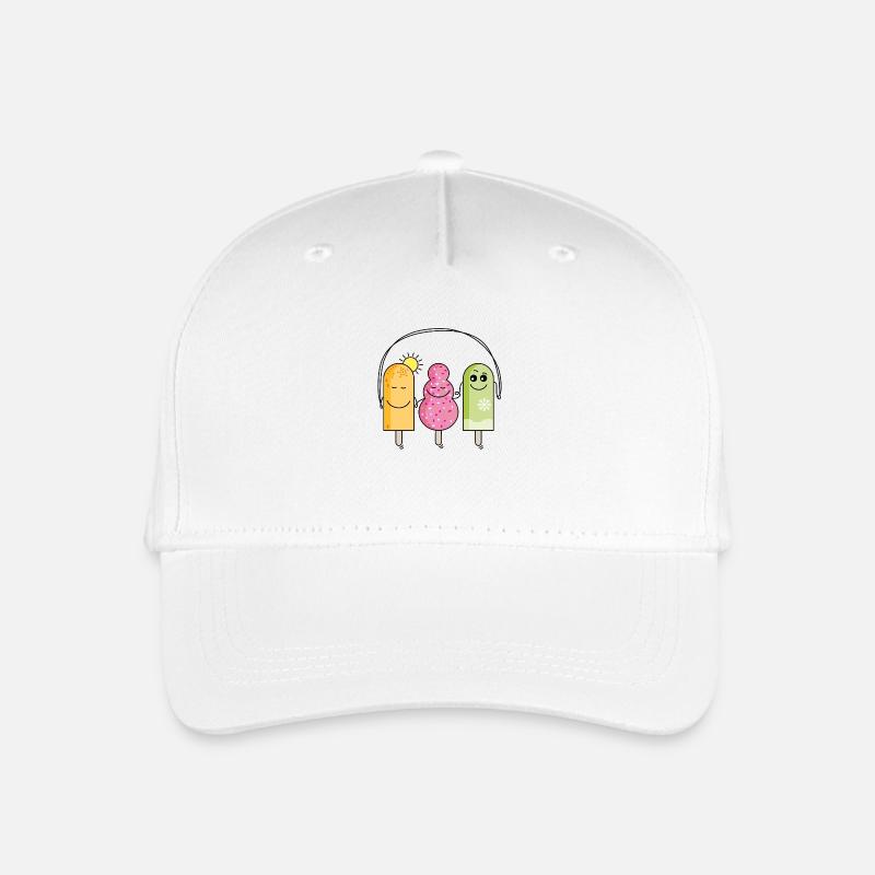 Glace - Casquette de baseball bio Enfant - blanc