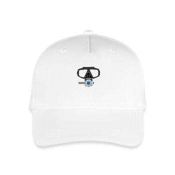 Diving - Organic Kids’ Baseball Cap - white - Front