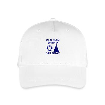Sail - Organic Kids’ Baseball Cap - white - Front