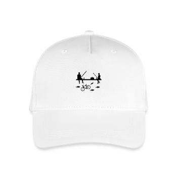 Pêche - Casquette de baseball bio Enfant - blanc - Devant