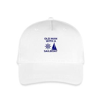 Sail - Organic Kids’ Baseball Cap - white - Front