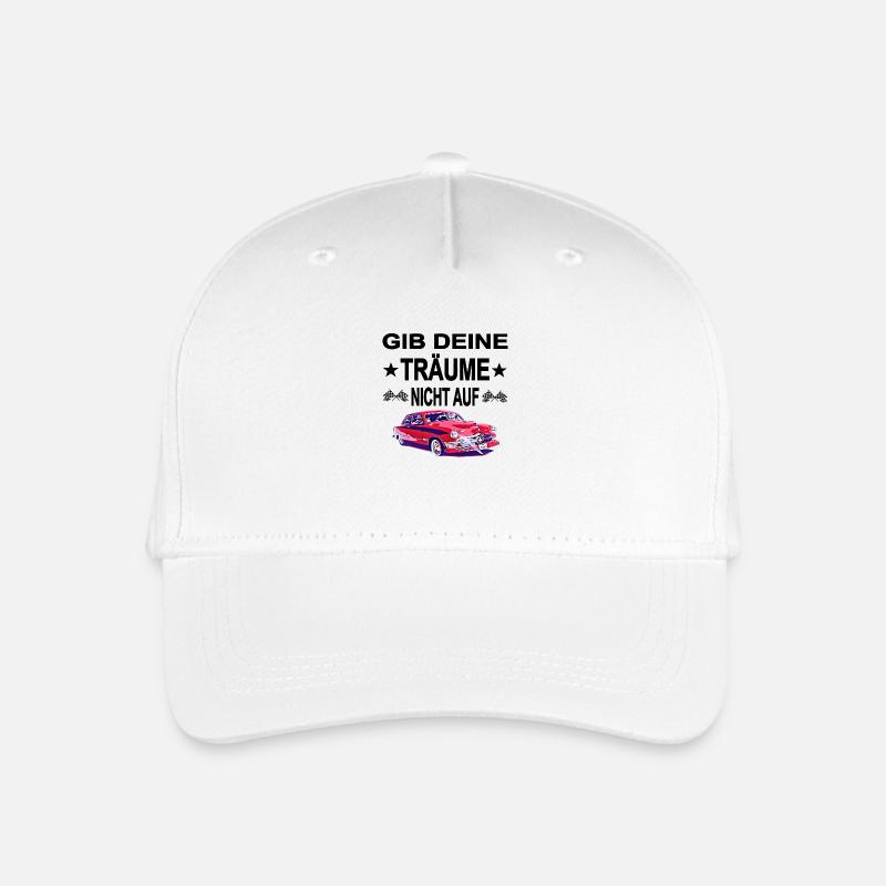Auto - Kinder Bio Basecap - Weiß