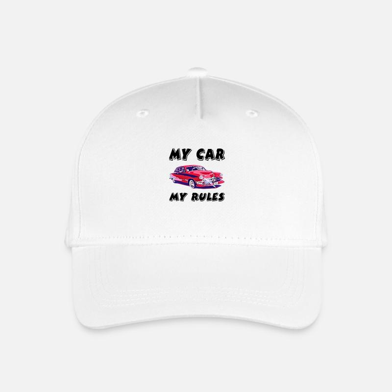 Auto - Kinder Bio Basecap - Weiß