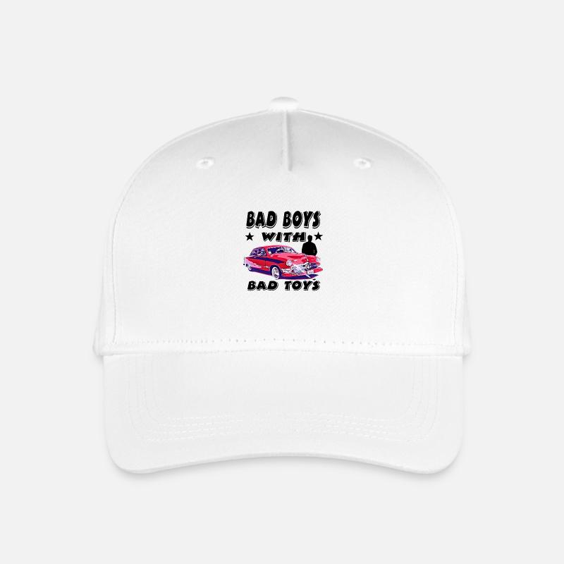 Auto - Kinder Bio Basecap - Weiß