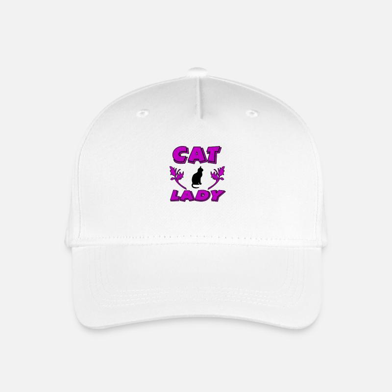 Katze - Kinder Bio Basecap - Weiß