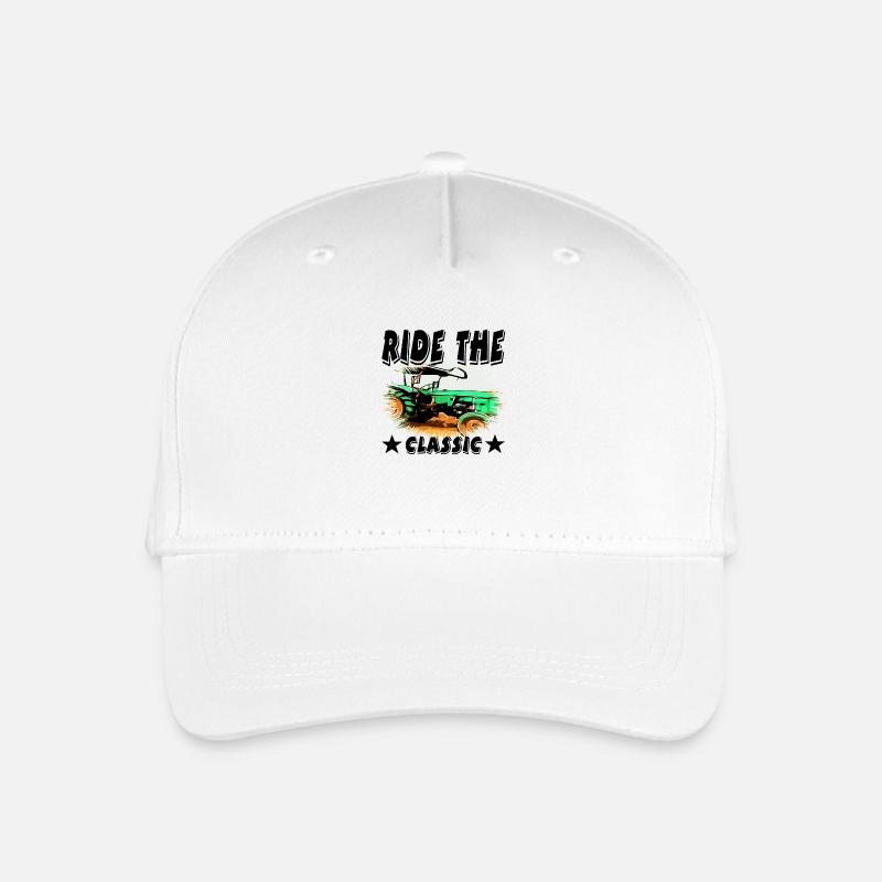 Tractor - Organic Kids’ Baseball Cap - white