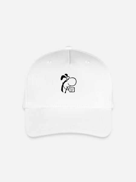Bialumbo Positives Vibes Only - Kinder Bio Basecap - Weiß