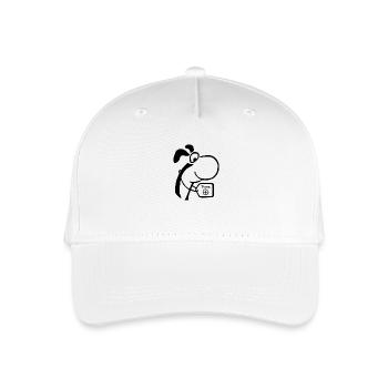 Bialumbo Think Positive - Organic Kids’ Baseball Cap - white - Front