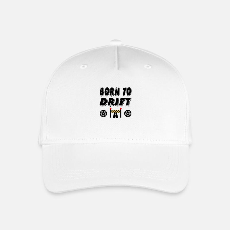 Auto - Kinder Bio Basecap - Weiß