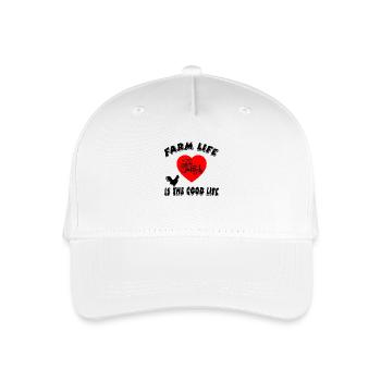 Ferme - Casquette de baseball bio Enfant - blanc - Devant