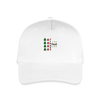 Frohes Fest - Kinder Bio Basecap - Weiß - Vorne