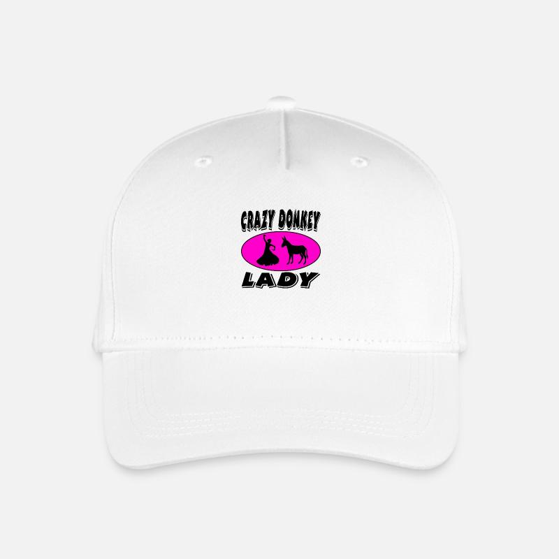 Esel - Kinder Bio Basecap - Weiß