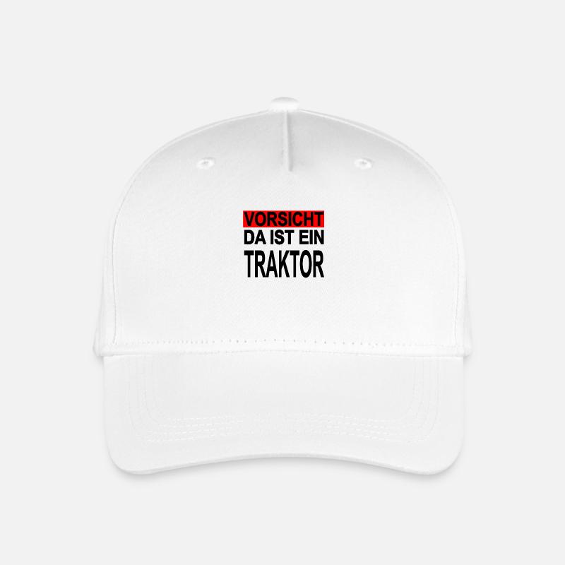 Traktor - Kinder Bio Basecap - Weiß