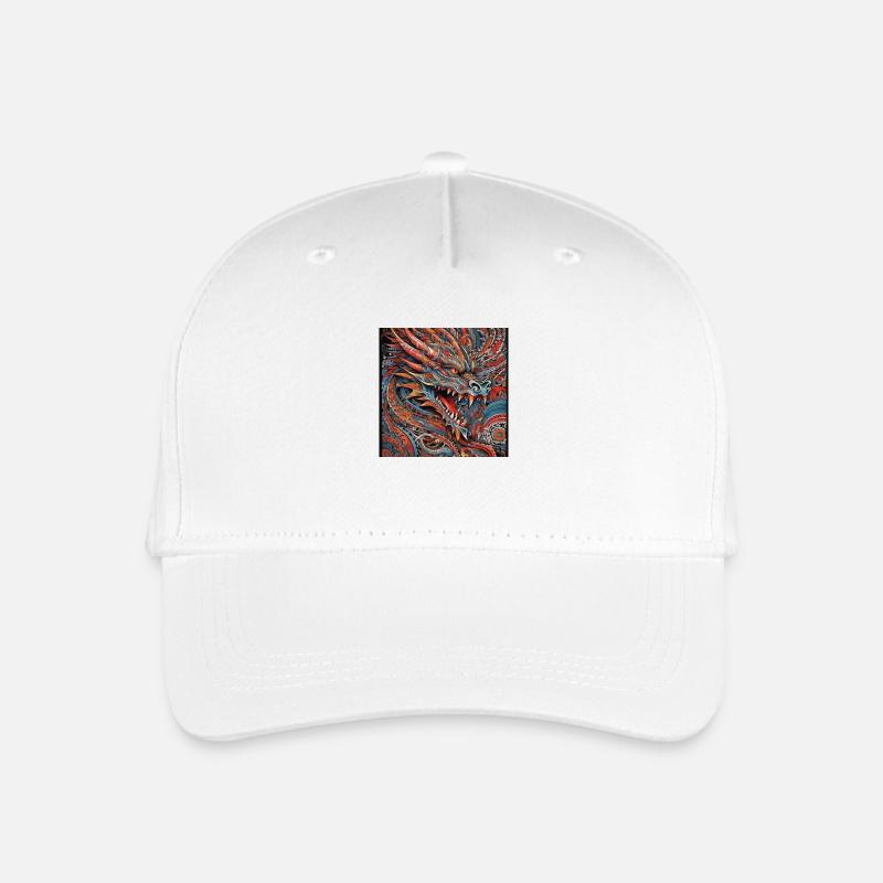 Dragon - Organic Kids’ Baseball Cap - white