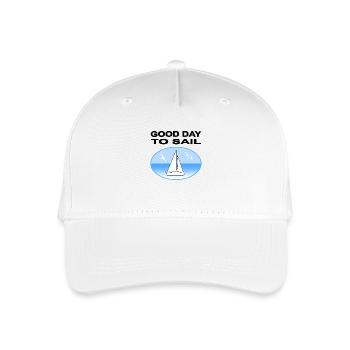 Sail - Organic Kids’ Baseball Cap - white - Front