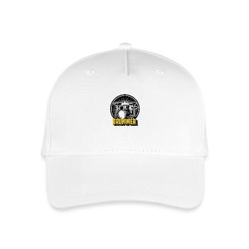 Drummer Band - Organic Kids’ Baseball Cap - white - Front