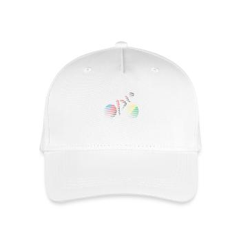 Weltmeister im Radfahren #3 - Kinder Bio Basecap - Weiß - Vorne