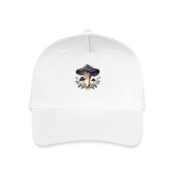 Jahrgangs-Pilze - Kinder Bio Basecap - Weiß - Vorne