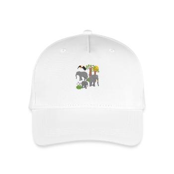 South africa - Organic Kids’ Baseball Cap - white - Front