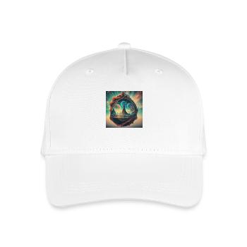 Portail magique - Casquette de baseball bio Enfant - blanc - Devant