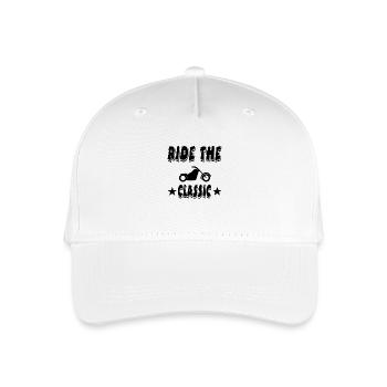 Motorcycle - Organic Kids’ Baseball Cap - white - Front