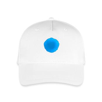 Dot Blue - Organic Kids’ Baseball Cap - white - Front