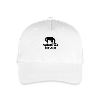 Horse Sport Dressage Show Jumping - Organic Kids’ Baseball Cap - white - Front