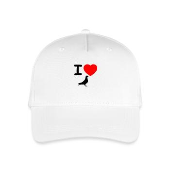 Colombes - Casquette de baseball bio Enfant - blanc - Devant