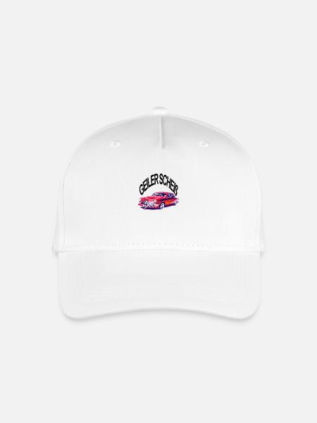 Auto - Kinder Bio Basecap - Weiß