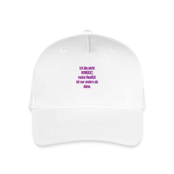Je ne suis pas folle, ma réalité est différente - Casquette de baseball bio Enfant - blanc - Devant