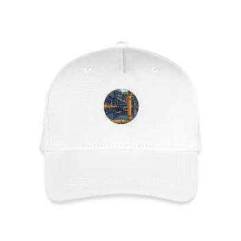 Industrial pipe systems - Organic Kids’ Baseball Cap - white - Front