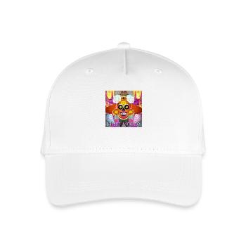 Mexiko Schädel - Kinder Bio Basecap - Weiß - Vorne