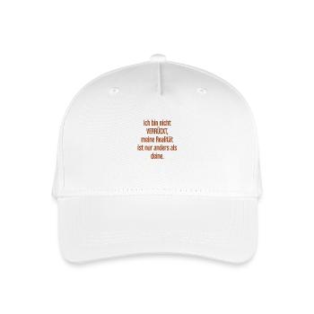 Je ne suis pas folle, ma réalité est différente - Casquette de baseball bio Enfant - blanc - Devant