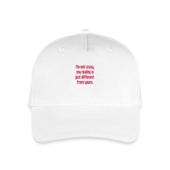 Je ne suis pas folle, ma réalité est différente - Casquette de baseball bio Enfant - blanc - Devant