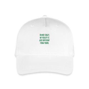 Je ne suis pas folle, ma réalité est différente - Casquette de baseball bio Enfant - blanc - Devant