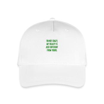 Je ne suis pas folle, ma réalité est différente - Casquette de baseball bio Enfant - blanc - Devant
