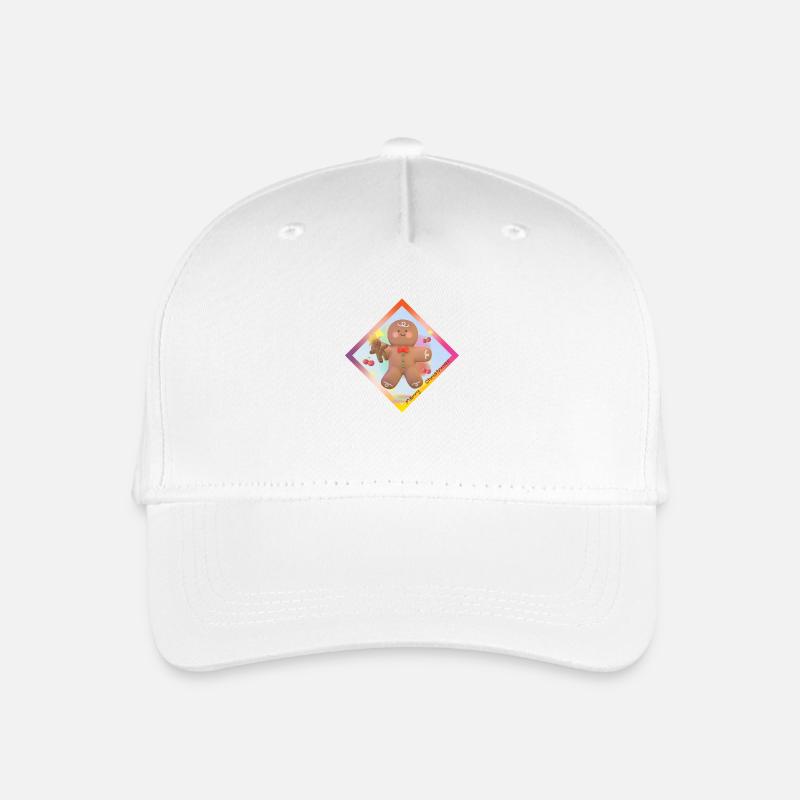 Cookie Merry Christmas White - Kinder Bio Basecap - Weiß