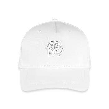 Lineart Pieds de Bébé - Casquette de baseball bio Enfant - blanc - Devant