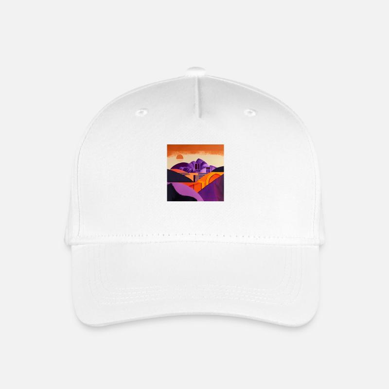 Désert au coucher du soleil - Casquette de baseball bio Enfant - blanc