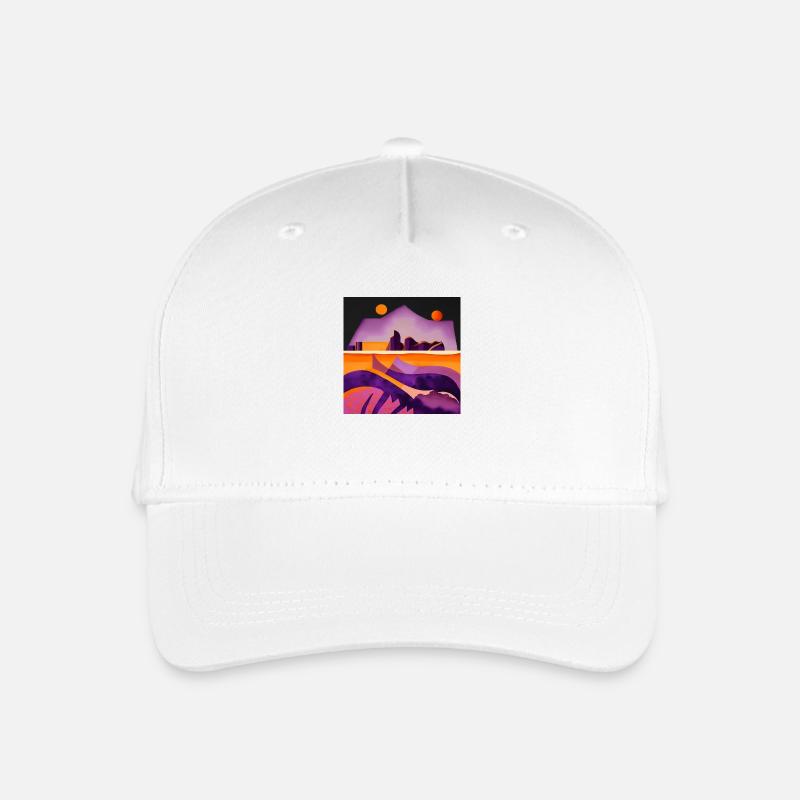 Deux lunes - Casquette de baseball bio Enfant - blanc
